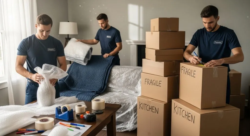 empresa de mudanca que embala tudo