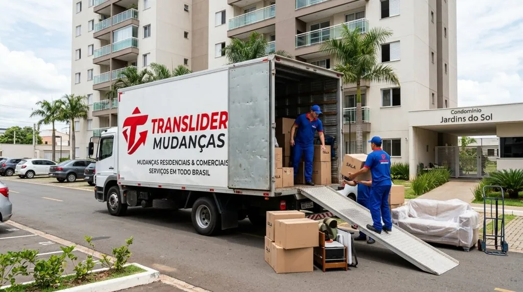 Horário de mudança em condomínio
