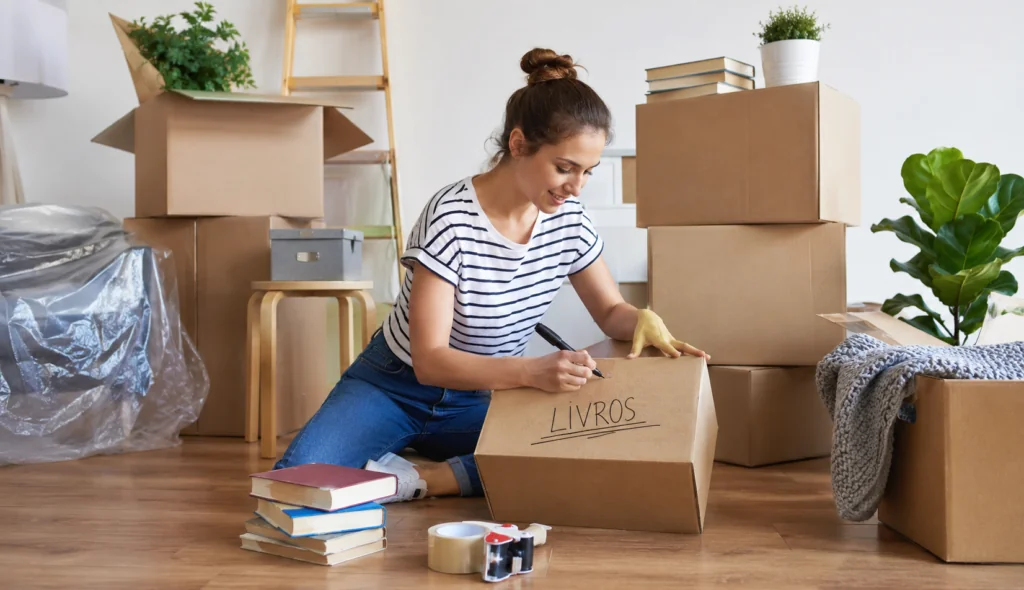 organizar mudança de casa