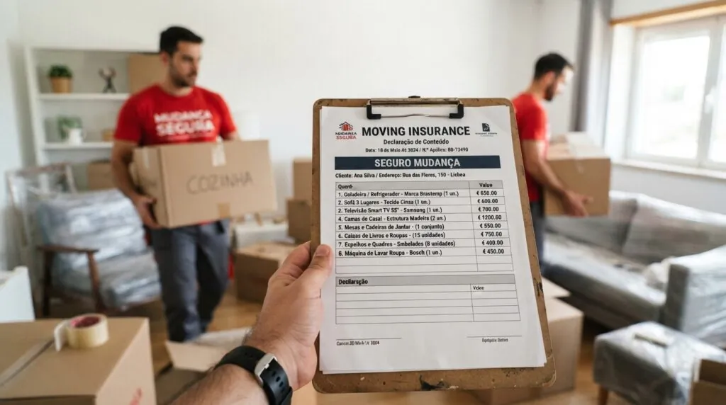 Documento de seguro mudança